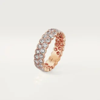 Alianza Broderie De Cartier – Oro rosa, diamantes – Cartier