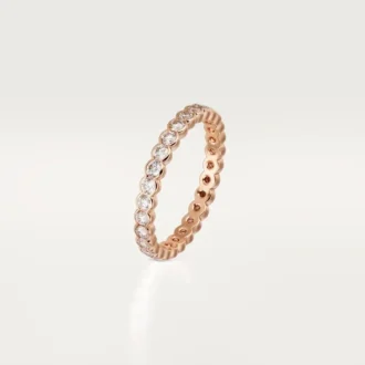 Alianza Broderie De Cartier – Oro rosa, diamantes – Cartier