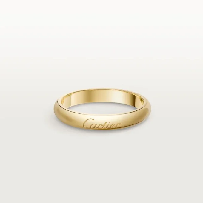 Alianza C De Cartier, 3 mm de ancho