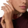 Alianza C De Cartier, 3 mm de ancho, 1 diamante