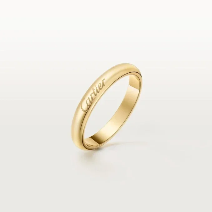 Alianza C De Cartier, 3 mm de ancho