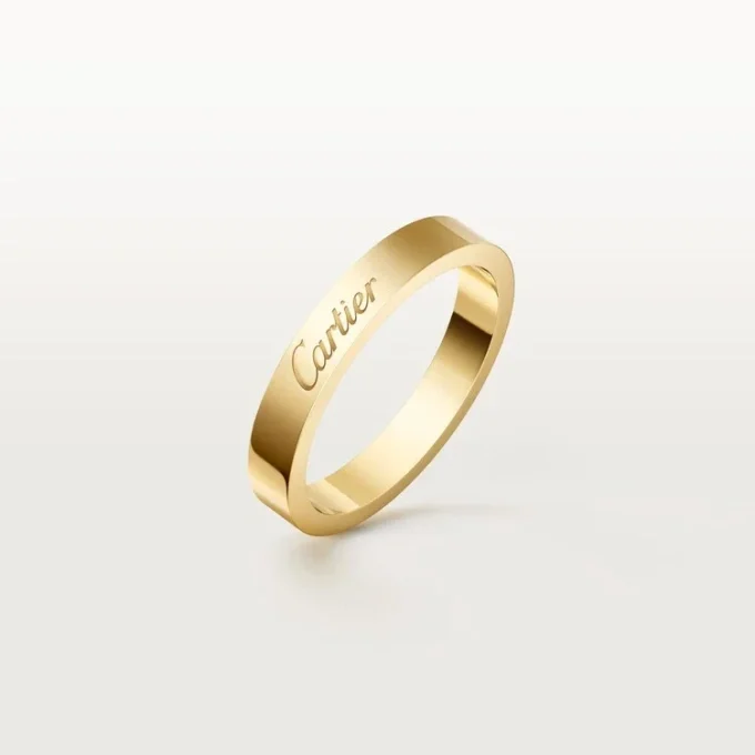 Alianza C De Cartier, 3 mm de ancho
