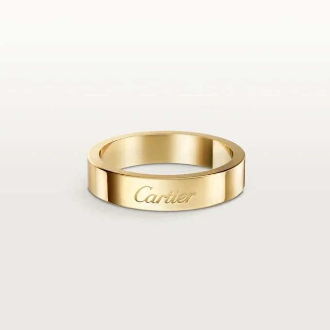 Alianza C De Cartier, 4 mm de ancho