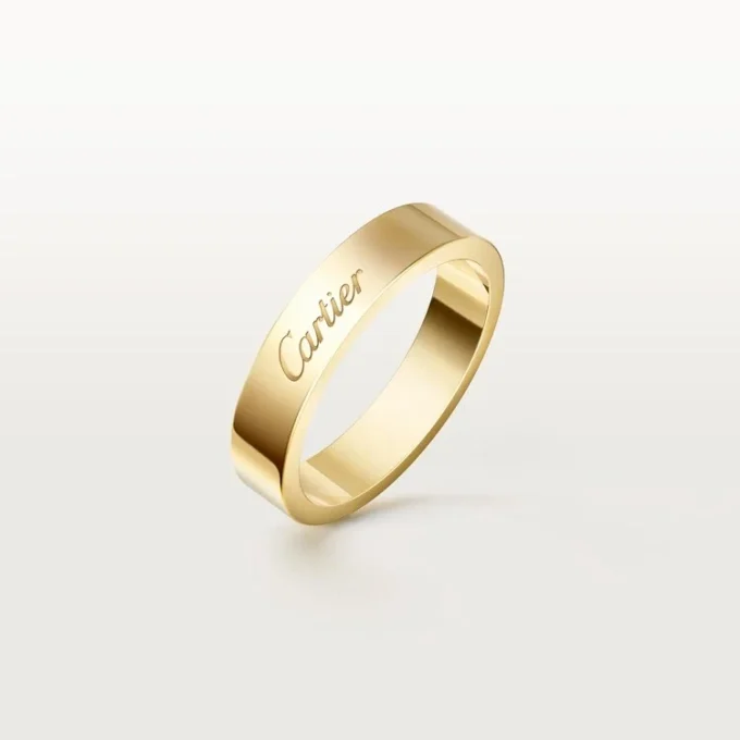 Alianza C De Cartier, 4 mm de ancho