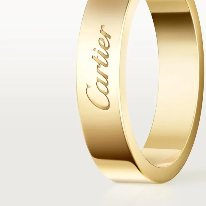 Alianza C De Cartier, 4 mm de ancho
