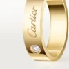 Alianza C De Cartier, 5 mm de ancho, 1 diamante