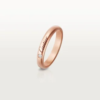 Alianza C De Cartier – Oro rosa, diamante – Cartier
