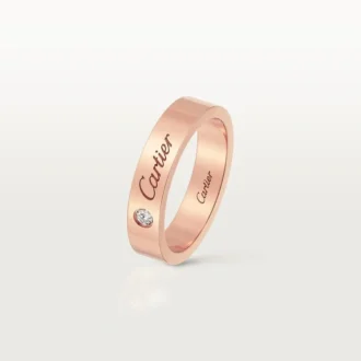 Alianza C De Cartier – Oro rosa, diamante – Cartier