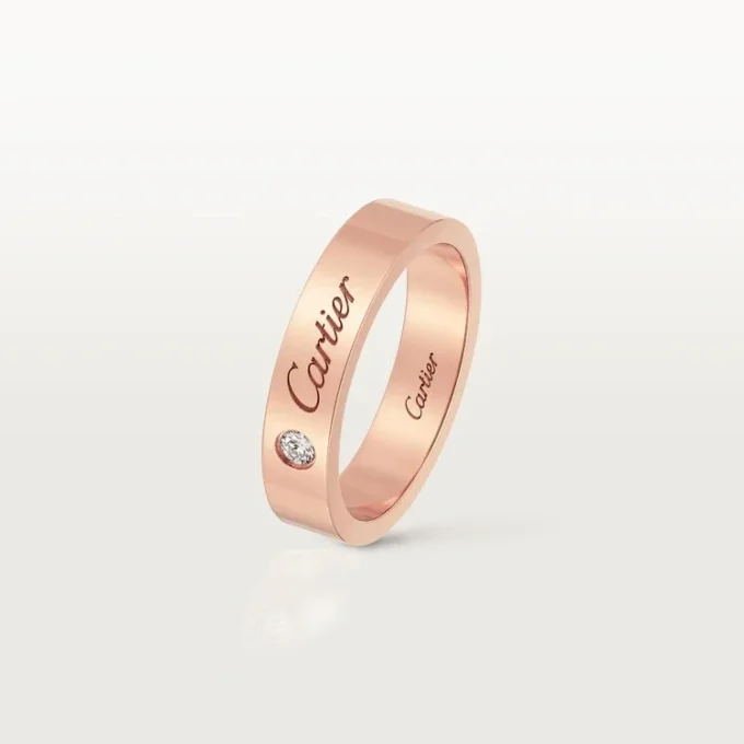 Alianza C De Cartier – Oro rosa, diamante – Cartier