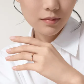 Alianza C De Cartier – Oro rosa, diamante – Cartier