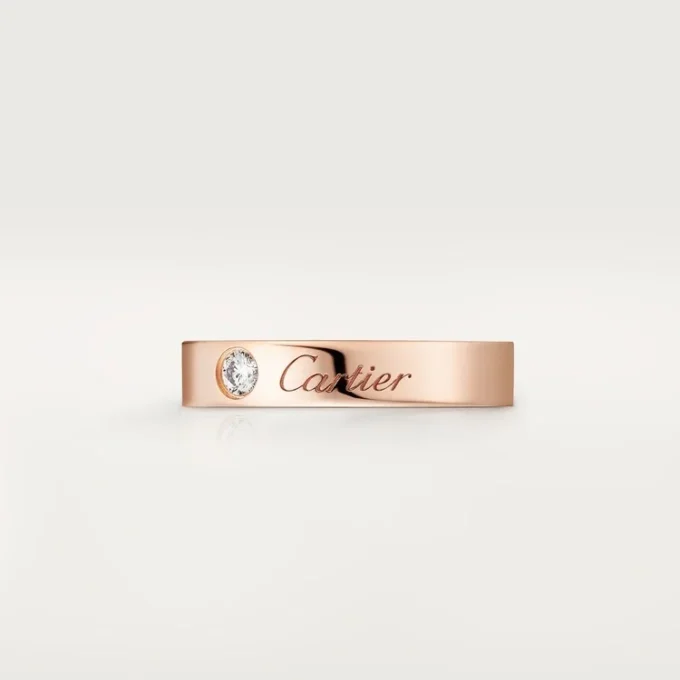 Alianza C De Cartier – Oro rosa, diamante – Cartier