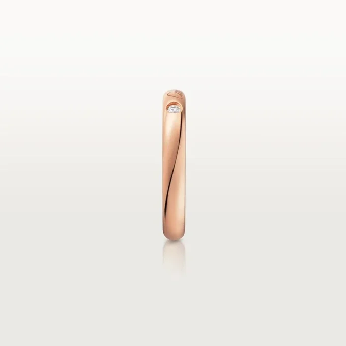 Alianza C De Cartier – Oro rosa, diamante – Cartier