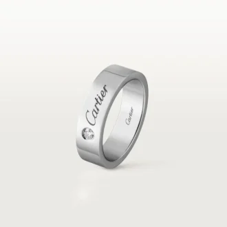 Alianza C de Cartier – Platino, diamantes – Cartier
