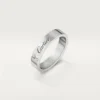 Alianza C de Cartier – Platino, diamantes – Cartier