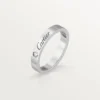 Alianza C de Cartier – Platino, diamantes – Cartier