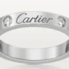 Alianza C de Cartier – Platino, diamantes – Cartier