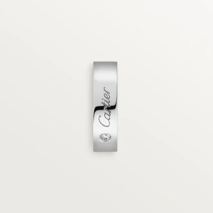 Alianza C de Cartier – Platino, diamantes – Cartier