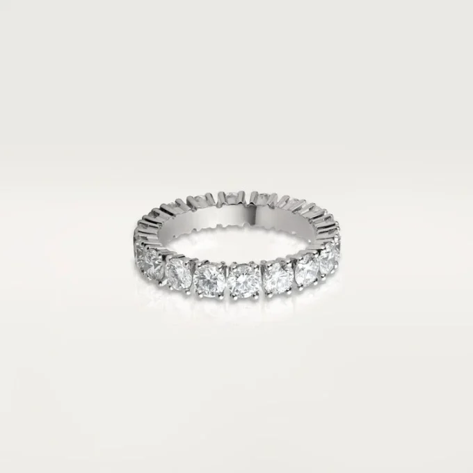Alianza Cartier Destinee, 4,1 mm de ancho, pavé