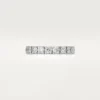 Alianza Cartier Destinee, 4,1 mm de ancho, pavé
