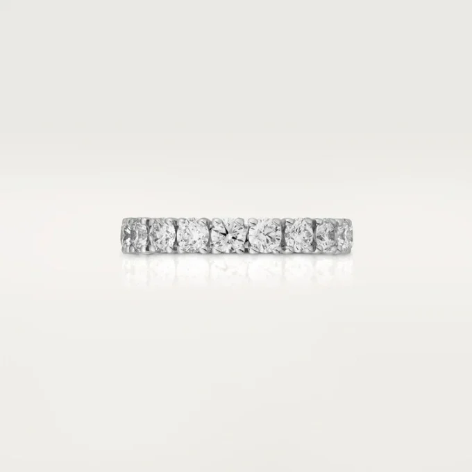 Alianza Cartier Destinee, 4,1 mm de ancho, pavé