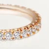 Alianza Etincelle de Cartier, 2,6 mm de ancho, pavé