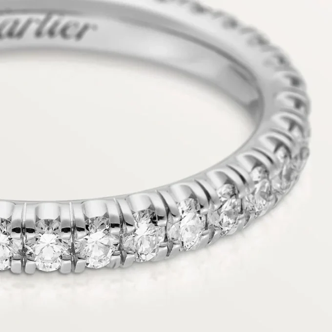 Alianza Etincelle De Cartier – Oro blanco, diamantes – Cartier