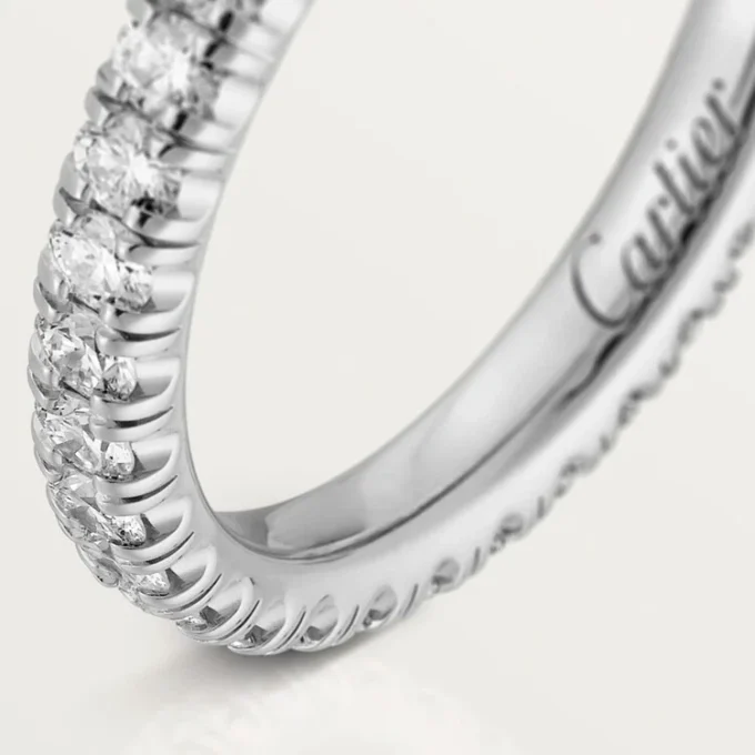 Alianza Etincelle De Cartier – Oro blanco, diamantes – Cartier