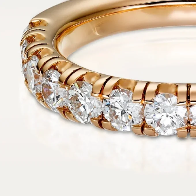 Alianza Etincelle De Cartier – Oro rosa, diamantes – Cartier