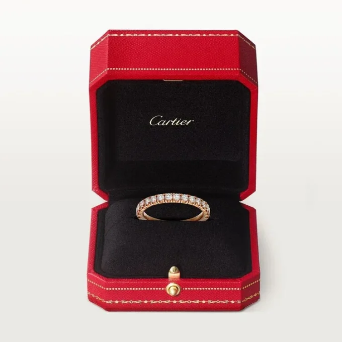 Alianza Etincelle De Cartier – Oro rosa, diamantes – Cartier