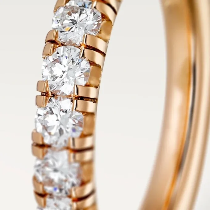 Alianza Etincelle De Cartier – Oro rosa, diamantes – Cartier