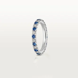 Alianza Etincelle De Cartier – Platino, zafiros, diamantes – Cartier