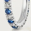 Alianza Etincelle De Cartier – Platino, zafiros, diamantes – Cartier