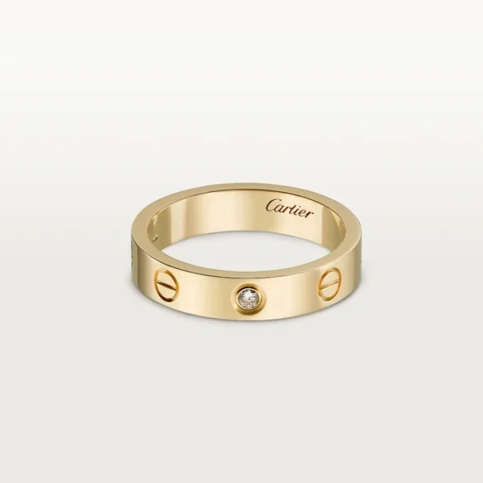Alianza Love, 1 diamante – Oro amarillo, Diamante – Cartier