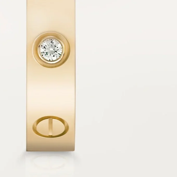 Alianza Love, 1 diamante – Oro amarillo, Diamante – Cartier