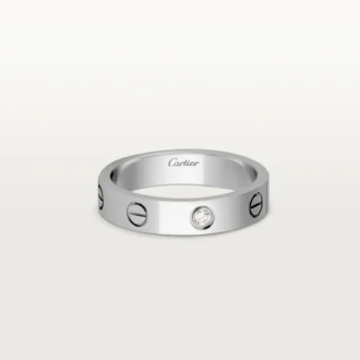 Alianza Love, 1 diamante – Oro blanco, Diamante – Cartier