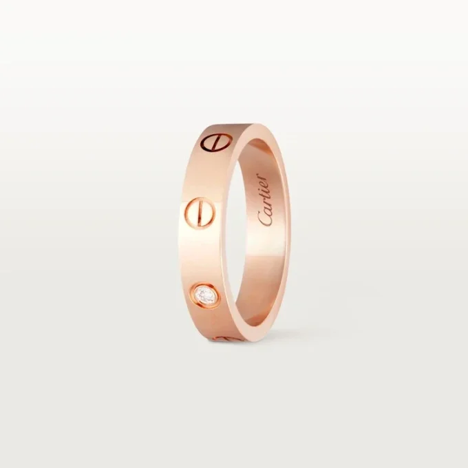 Alianza Love, 1 diamante – Oro rosa, Diamante – Cartier