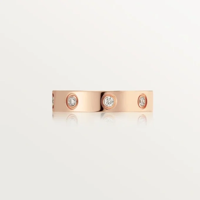 Alianza Love, 8 diamantes – Oro rosa, Diamantes – Cartier