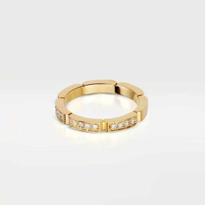 Alianza Maillon Panthere – Oro amarillo, diamantes – Cartier