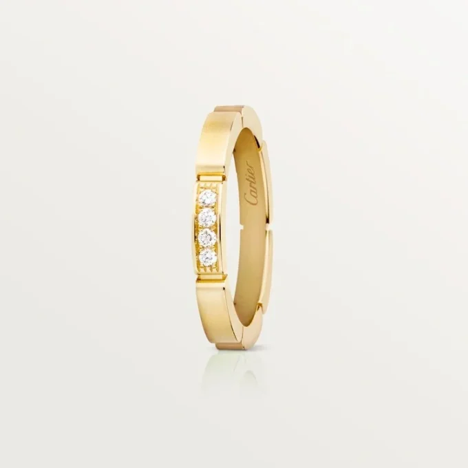 Alianza Maillon Panthere – Oro amarillo, diamantes – Cartier