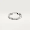 Alianza Maillon Panthere – Oro blanco, diamantes – Cartier