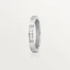 Alianza Maillon Panthere – Oro blanco, diamantes – Cartier