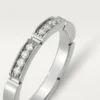Alianza Maillon Panthere – Oro blanco, diamantes – Cartier