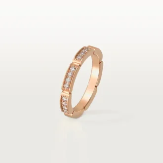 Alianza Maillon Panthere – Oro rosa, diamantes – Cartier