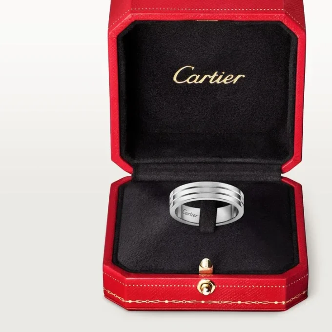 Alianza Trinity – Oro blanco – Cartier
