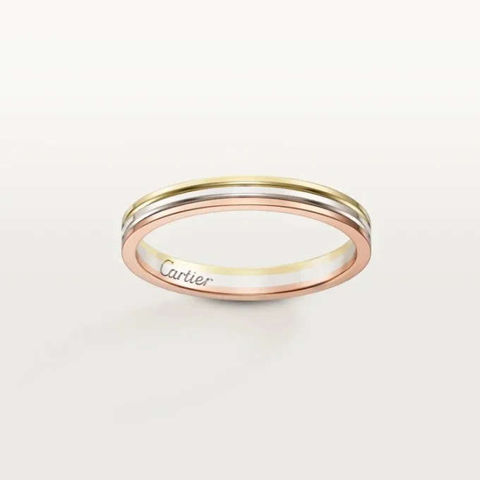 Alianza Trinity – Oro blanco, oro rosa, oro amarillo – Cartier