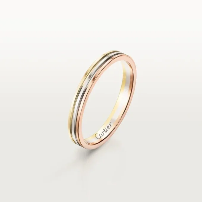 Alianza Trinity – Oro blanco, oro rosa, oro amarillo – Cartier