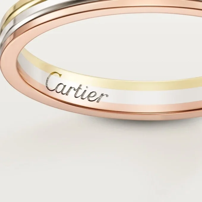 Alianza Trinity – Oro blanco, oro rosa, oro amarillo – Cartier