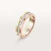Alianza Vendome Louis Cartier, 4,8 mm de ancho, pavé