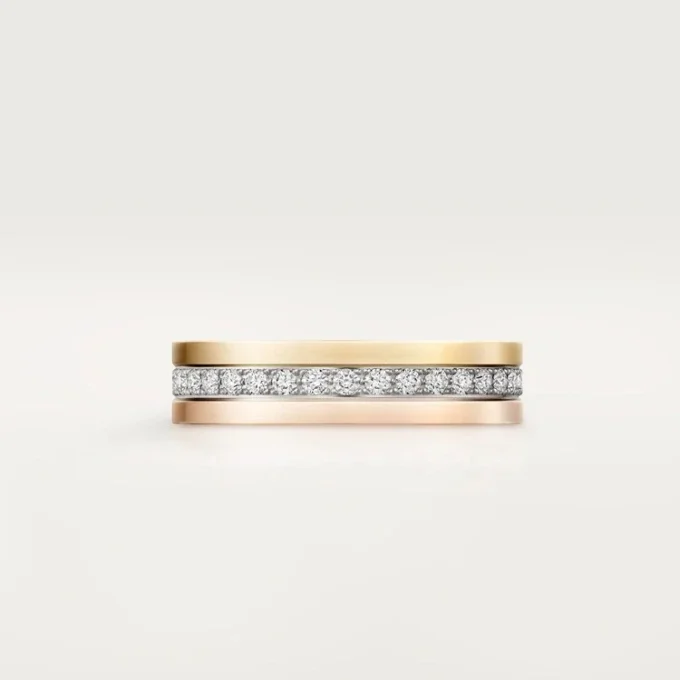 Alianza Vendome Louis Cartier, 4,8 mm de ancho, pavé