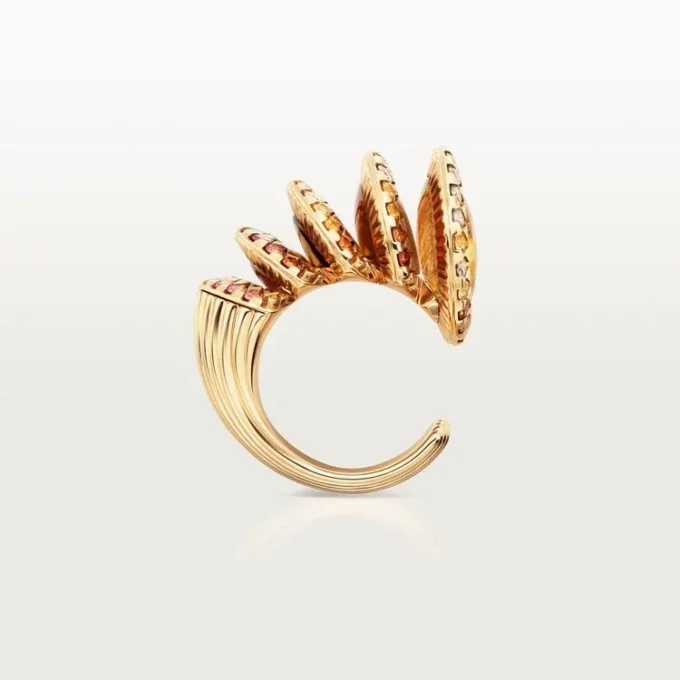 Anillo Cartier Libre Polymorph, calcedonia, diamantes